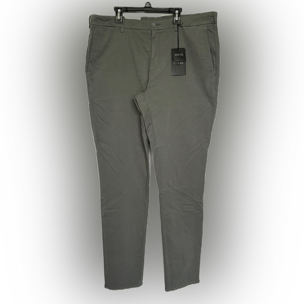 Rye 51 Flex Terry Comfort Stretch Chino Steel NWT